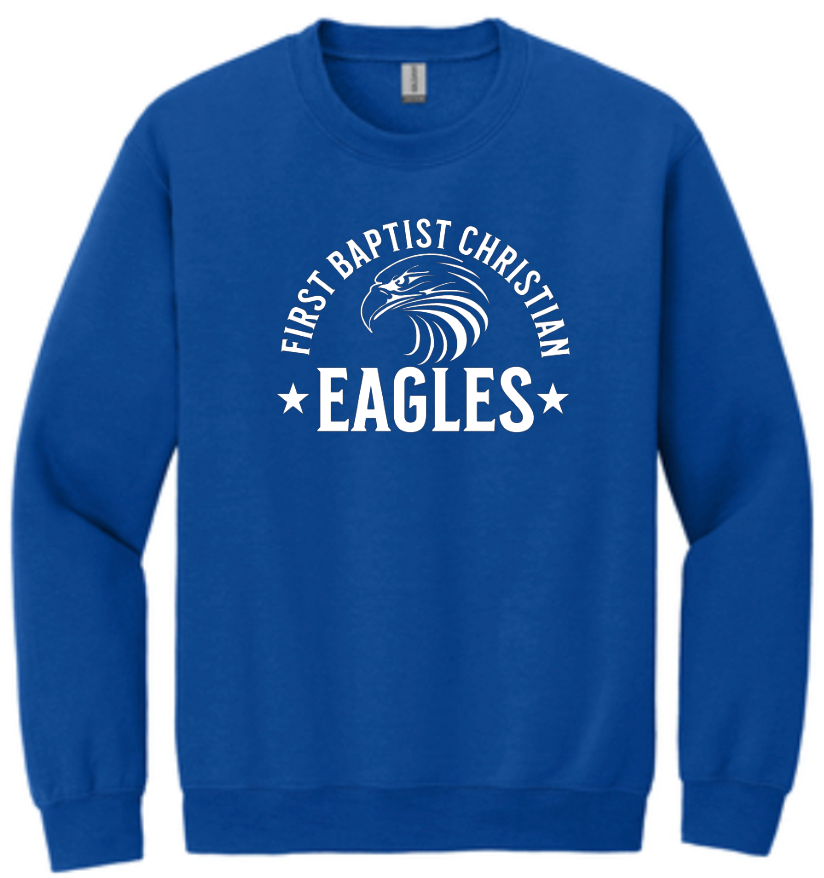 1007 FBCS Unisex Crew Neck or Long Sleeve T-Shirt FBCS Eagles