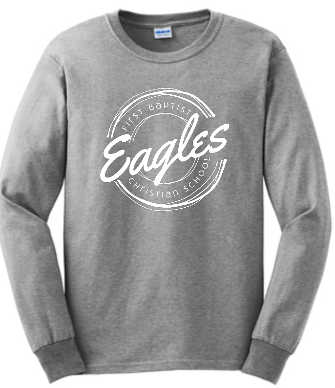 1003 FBCS Unisex Crew Neck or Long Sleeve T-Shirt Eagles Circle