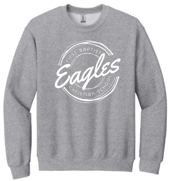1003 FBCS Unisex Crew Neck or Long Sleeve T-Shirt Eagles Circle