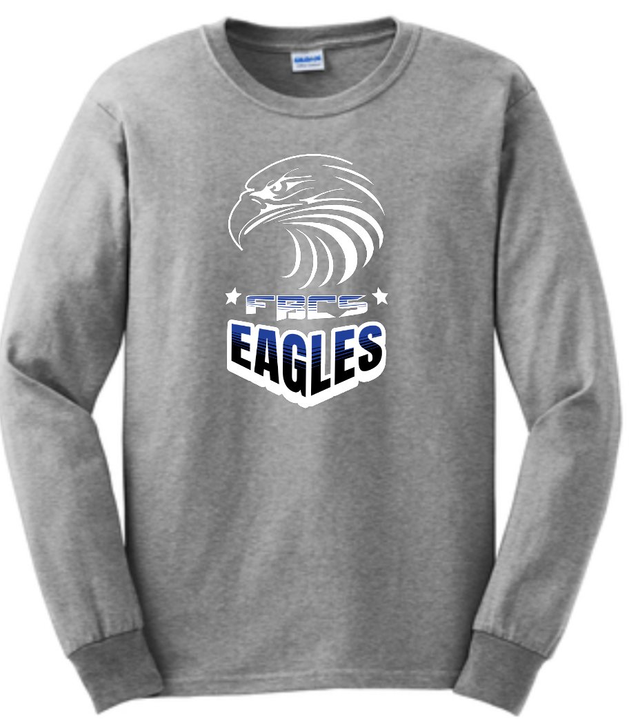 1002 FBCS Unisex Crew Neck or Long Sleeve T-Shirt FBCS Eagles