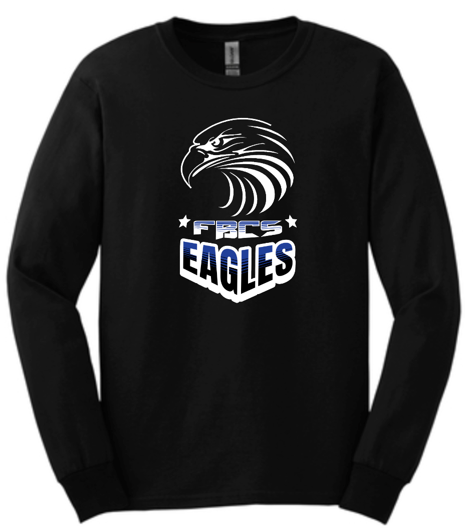 1002 FBCS Unisex Crew Neck or Long Sleeve T-Shirt FBCS Eagles