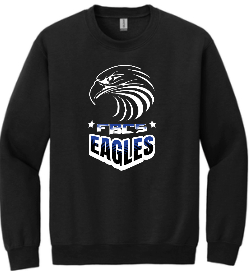 1002 FBCS Unisex Crew Neck or Long Sleeve T-Shirt FBCS Eagles