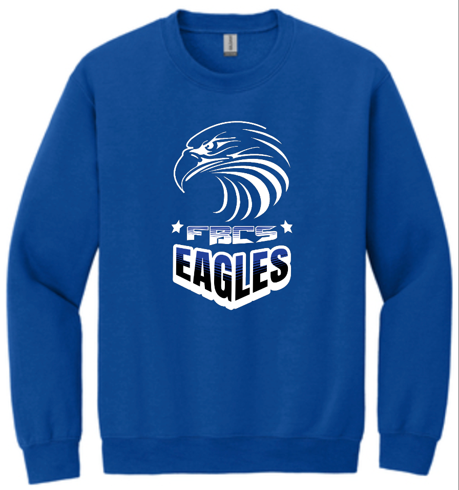 1002 FBCS Unisex Crew Neck or Long Sleeve T-Shirt FBCS Eagles