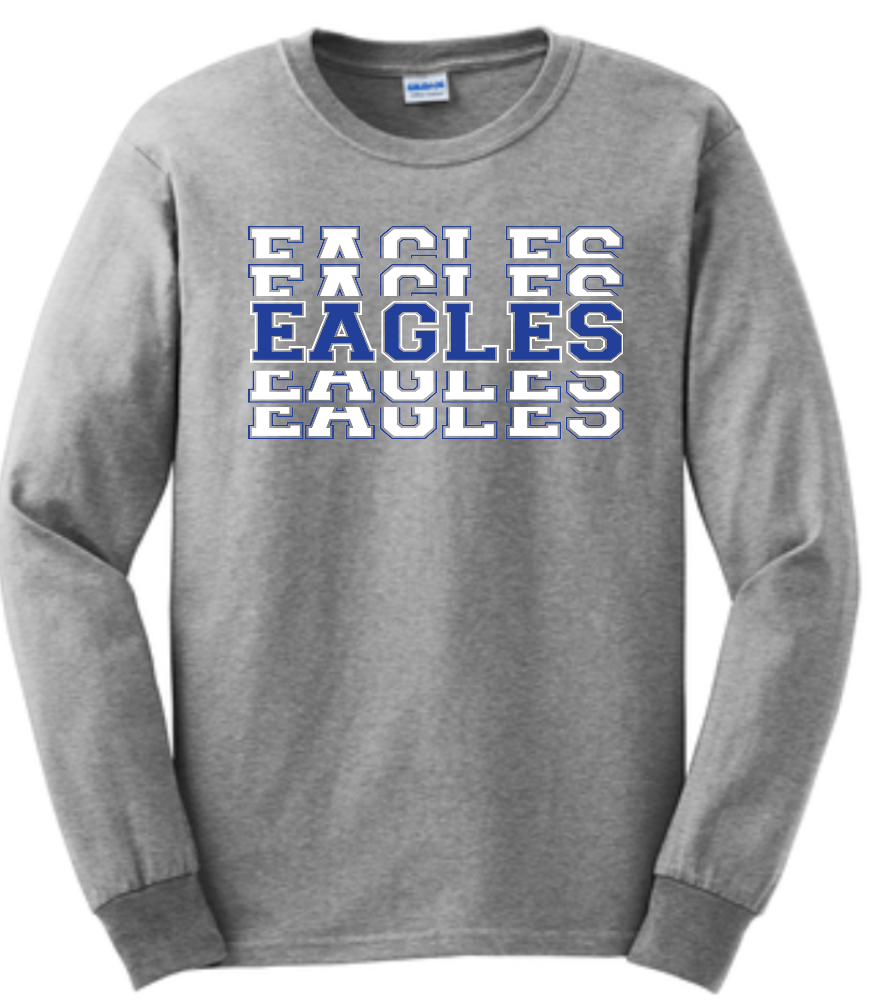 1011 FBCS Unisex Crew Neck or Long Sleeve T-Shirt Eagles Eagles Eagles