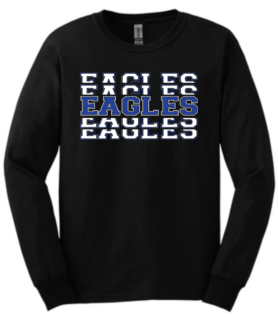 1011 FBCS Unisex Crew Neck or Long Sleeve T-Shirt Eagles Eagles Eagles