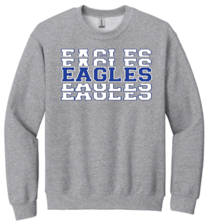 1011 FBCS Unisex Crew Neck or Long Sleeve T-Shirt Eagles Eagles Eagles