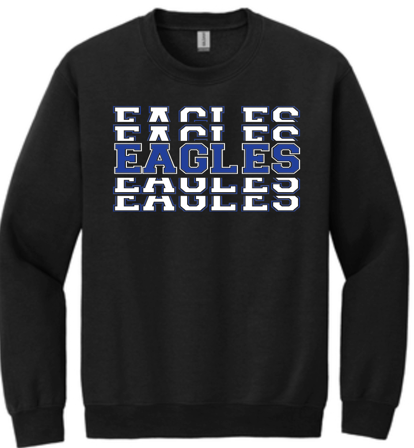 1011 FBCS Unisex Crew Neck or Long Sleeve T-Shirt Eagles Eagles Eagles