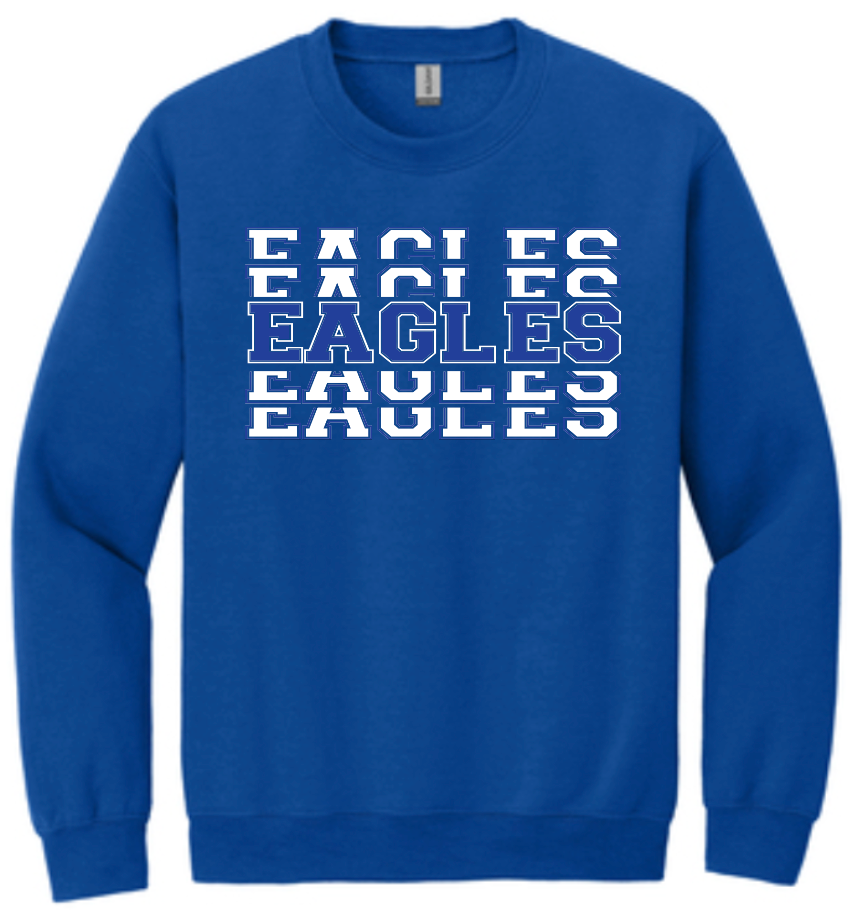 1011 FBCS Unisex Crew Neck or Long Sleeve T-Shirt Eagles Eagles Eagles