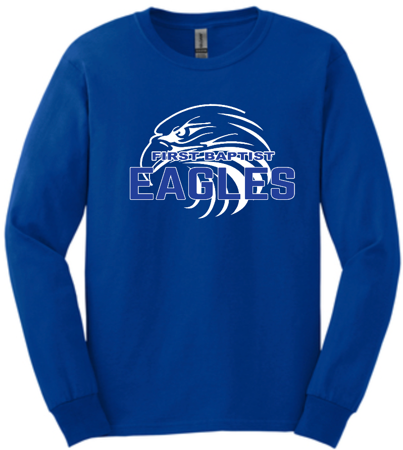 1012 FBCS Unisex Crew Neck or Long Sleeve T-Shirt Eagles