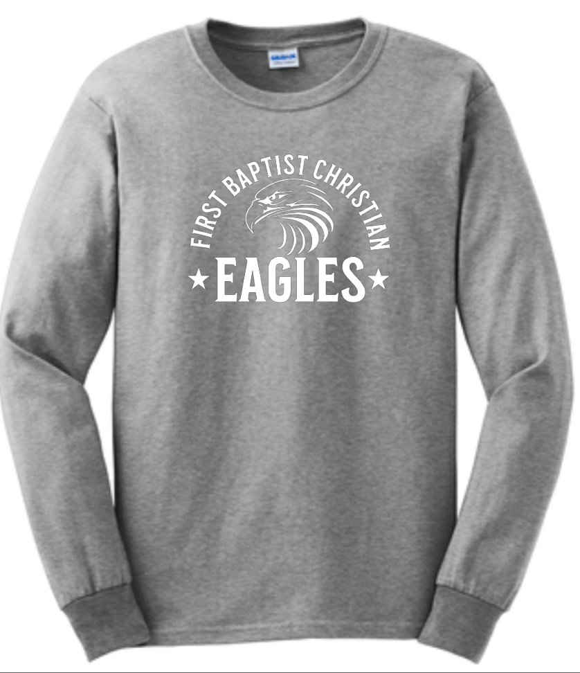 1007 FBCS Unisex Crew Neck or Long Sleeve T-Shirt FBCS Eagles