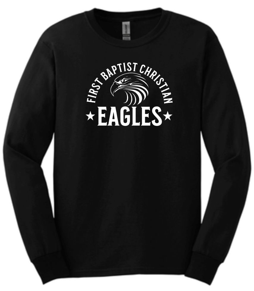 1007 FBCS Unisex Crew Neck or Long Sleeve T-Shirt FBCS Eagles