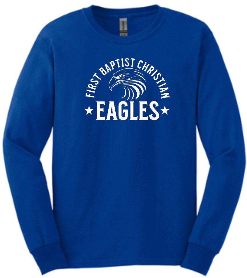 1007 FBCS Unisex Crew Neck or Long Sleeve T-Shirt FBCS Eagles